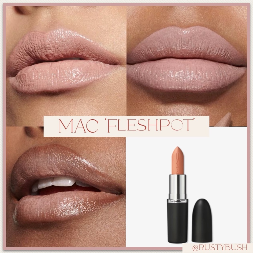 MAC ‘Fleshpot’ M·A·Cximal Sleek Satin Lipstick